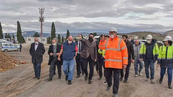 Başkan Acar ve muhtarlardan proje turu