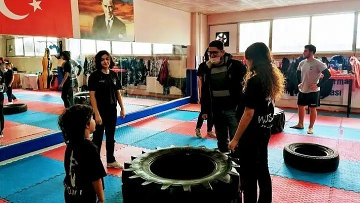 Başkan Arif Alkan'dan ferdi spor branşlarına ziyaret