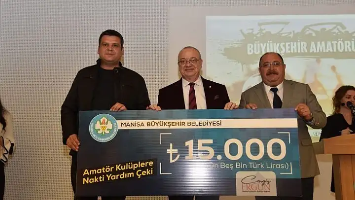 Başkan Ergün'den amatör spora 935 bin TL'lik nakdi destek