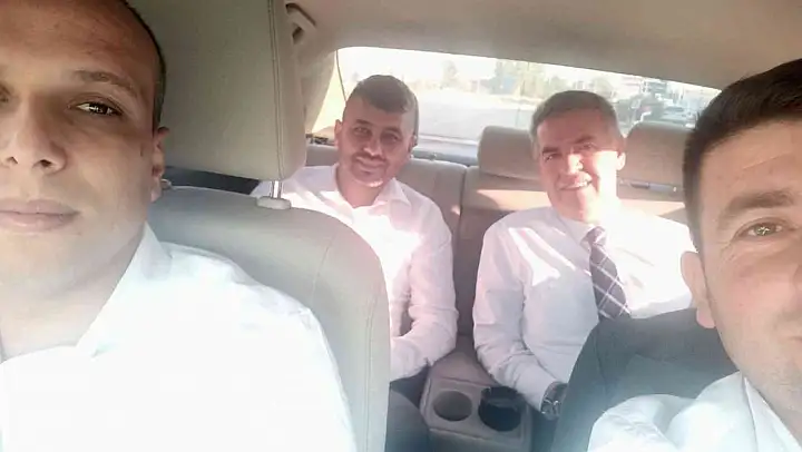 Başkan Erol, futbol sahası için Ankara'ya gitti