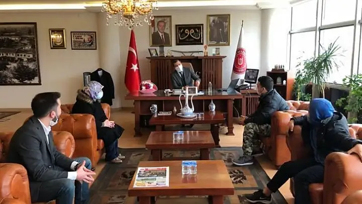 Başkan Işık'a yıllar sonra vefa ziyareti