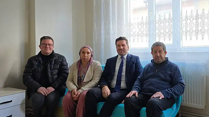 Başkan Tatık, Tavas'ta ikamet eden depremzede ailelerle buluştu