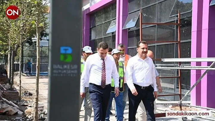 Başkan Yılmaz çalışmaları yerinde inceledi