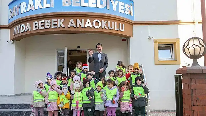 Bayraklı Belediyesinden miniklere deprem bilinci eğitimi