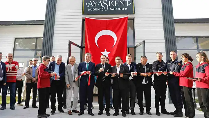 Bergama Belediyesi Ayaskent Düğün Salonu açıldı
