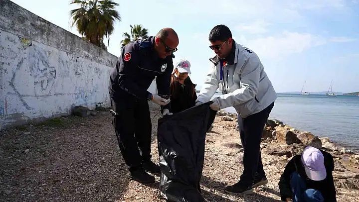 Bodrum'da deniz çöpleri kayıt altına alındı