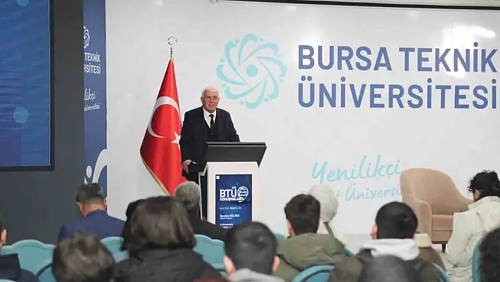 BTÜ konuşmalarının konuğu İbrahim Gülmez: 'Sanayi fırsatlarını değerlendirerek başarıya ulaşın'