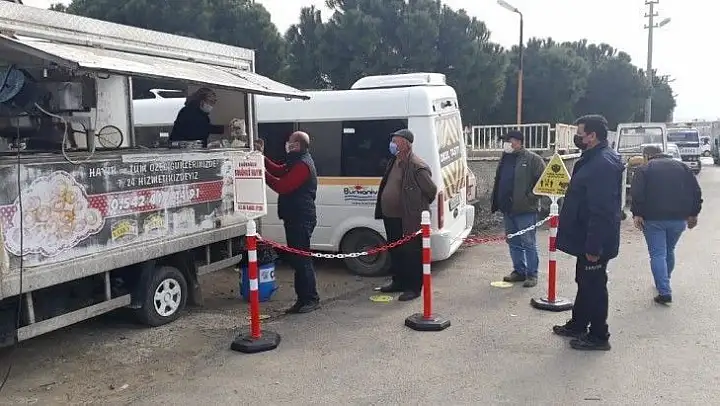 Burhaniye Belediyesi lokmacılık faaliyetlerini denetledi
