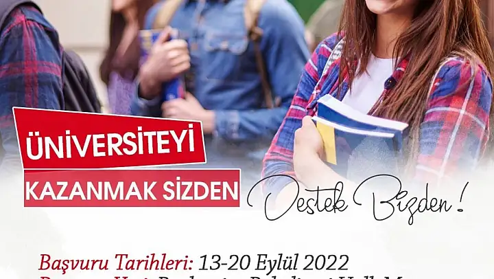Burhaniye'de burs müracaatları başladı