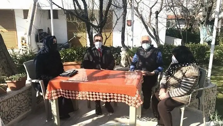 Burhaniye'de Kaymakam Memiş şehit ailesini ziyaret etti
