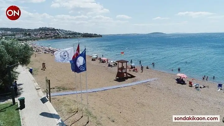 Burhaniye'de Mavi Bayrak sevinci