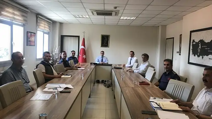 Burhaniye'de Orman Yangınları ile Mücadele toplantısı
