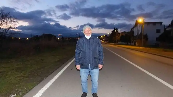Burhaniye'de yağmur bulutları kartpostallık görüntüler oluşturdu