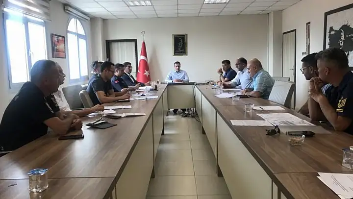 Burhaniye'de yaz tedbirleri toplantısı yapıldı