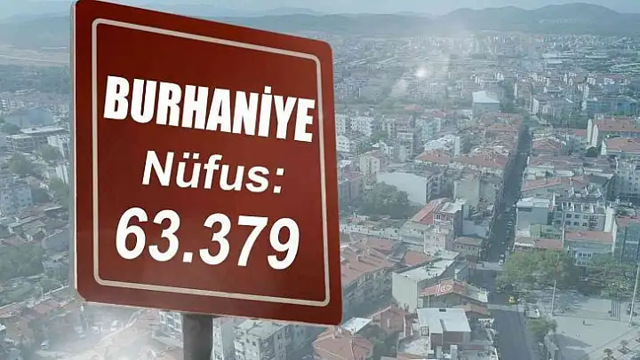 Burhaniye'nin nüfusu 63 bini geçti