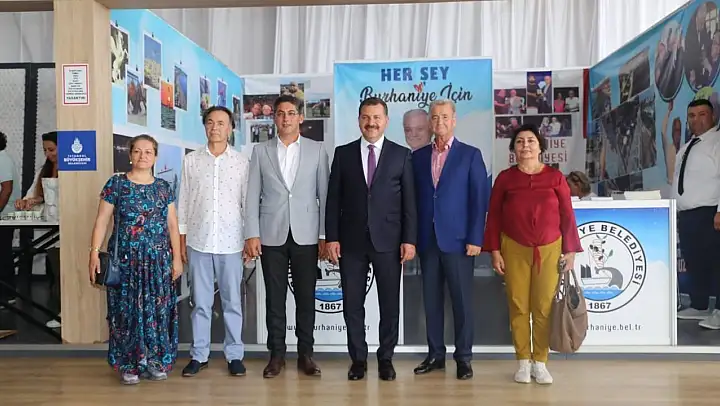 Burhaniye standı İstanbul'da büyük ilgi gördü