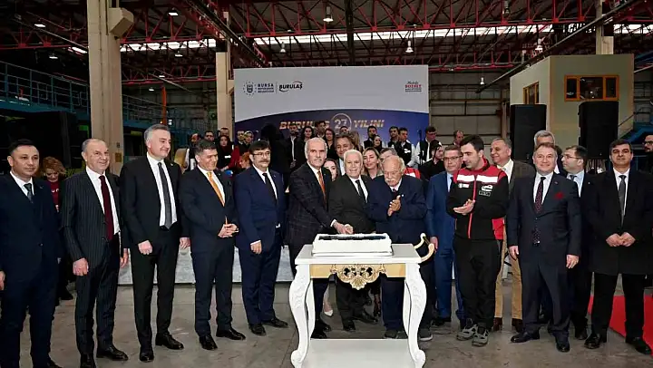 Bursa Büyükşehir iştiraki BURULAŞ 27 yaşında