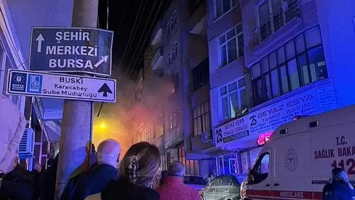 Bursa'da korkutan yangın