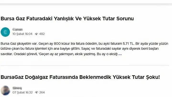 Bursagaz vatandaşı canından bezdirdi