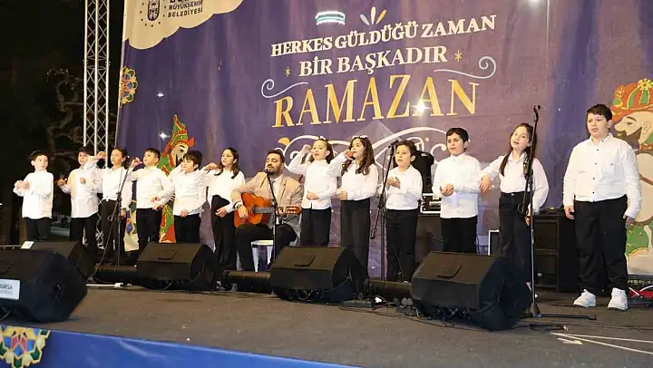 Bursalı çocuklardan Su Günü'ne özel konser