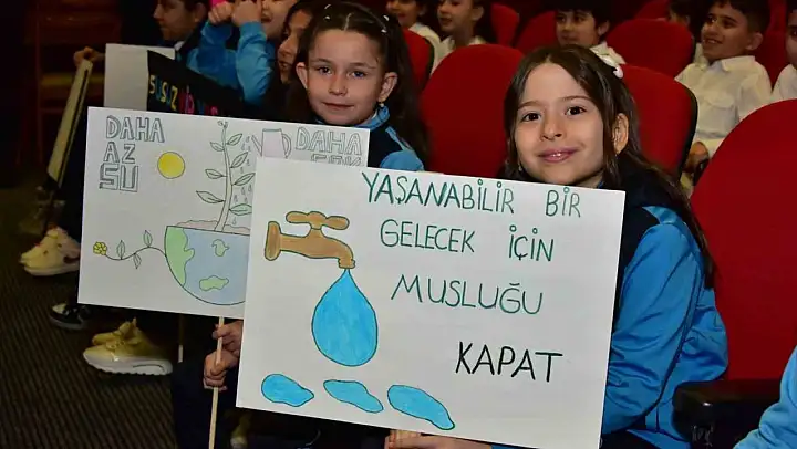 Büyükşehir'le çocuklara su bilinci aşılandı