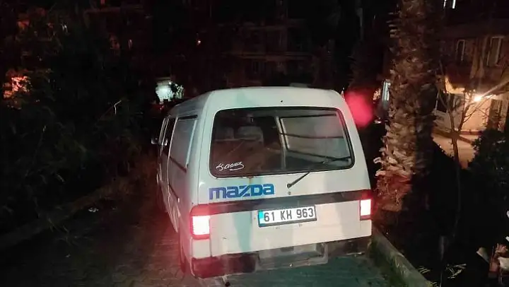 Çalınan kamyonet 10 dakika içinde bulundu