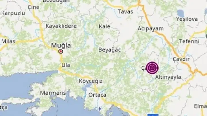 Çameli'nde deprem