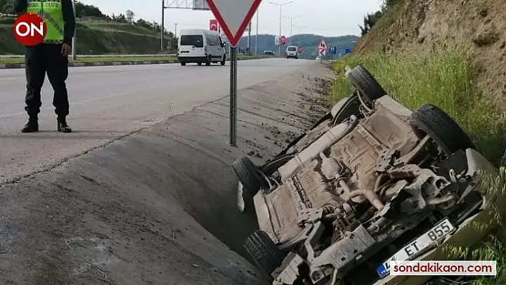 Çan'da trafik kazası : 3 yaralı
