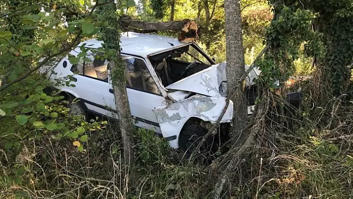 Çan'da trafik kazası: 1 yaralı