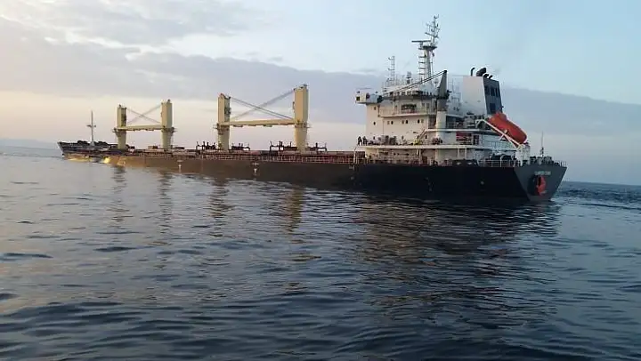 Çanakkale Boğazı'nda çarpışan gemilerin görüntüleri ortaya çıktı