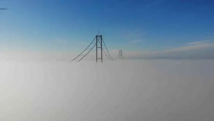 Çanakkale Boğazı yoğun sis nedeniyle gemi trafiğine kapatıldı