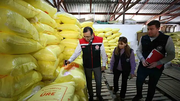 Çanakkale'de 15 gübre üreticisi ve 205 gübre dağıtıcısı denetlendi