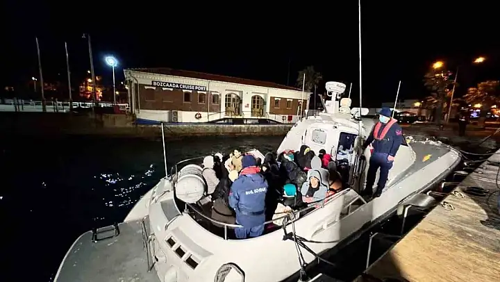 Çanakkale'de 45 kaçak göçmen yakalandı