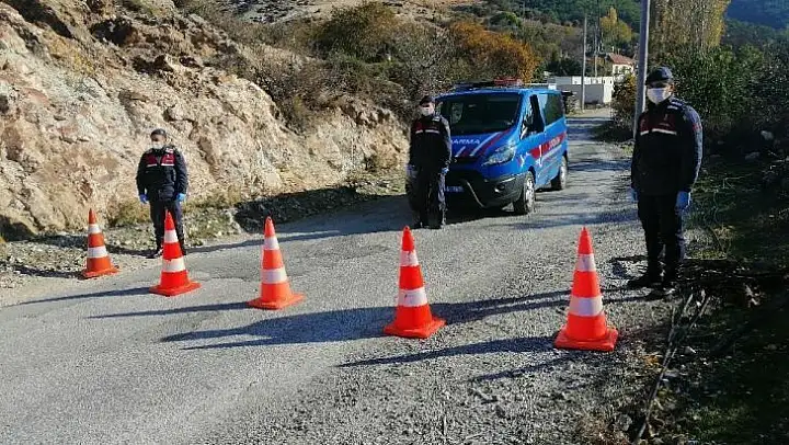 Çanakkale'de bir köy daha karantinaya alındı