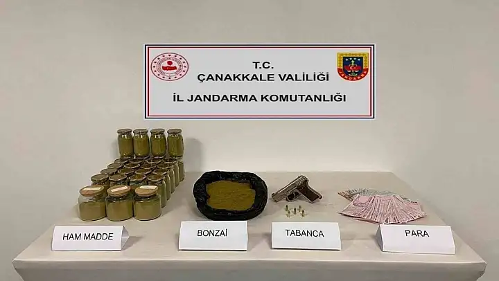 Çanakkale'de jandarmadan uyuşturucu operasyonuna 4 gözaltı