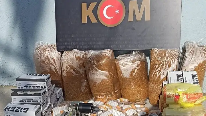 Çanakkale'de kaçak sigara operasyonu