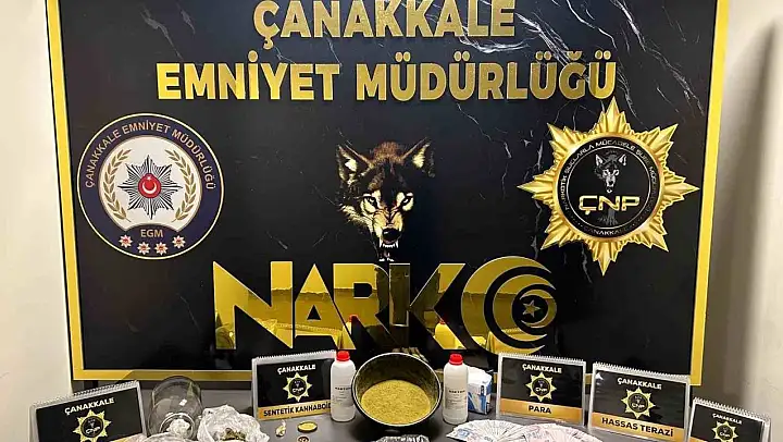 Çanakkale'de uyuşturucu operasyonuna 1 tutuklama