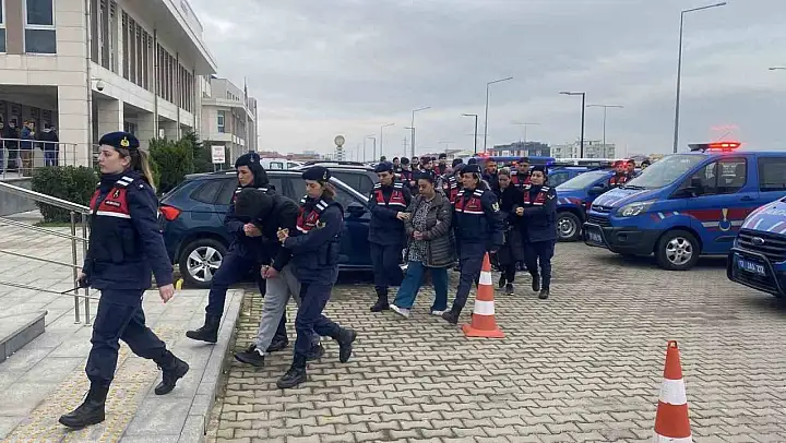Çanakkale'de uyuşturucu operasyonuna 10 tutuklama