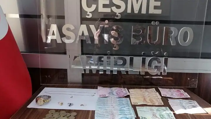 Çeşme'de 5 eve giren hırsızlık zanlısı yakalandı