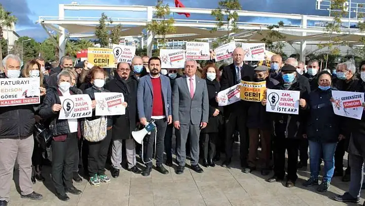 CHP Aydın İl Teşkilatından elektrik zammına tepki