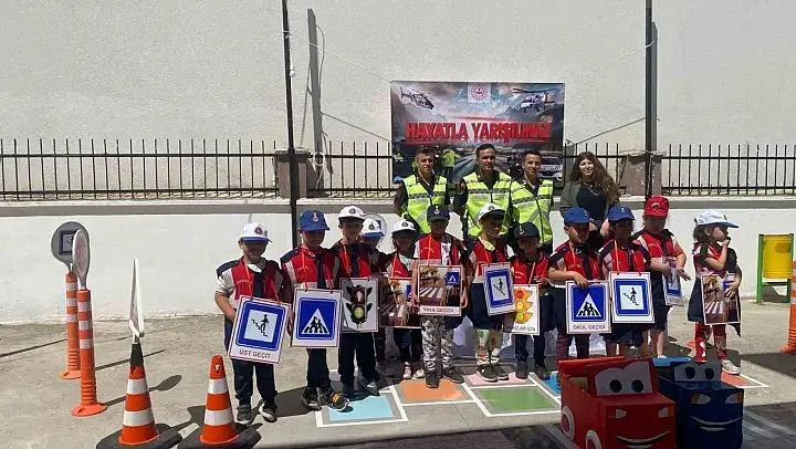 Çineli miniklere trafik semineri verildi