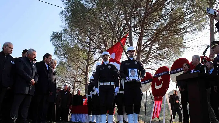 Çineli şehit komiser son yolculuğuna uğurlandı