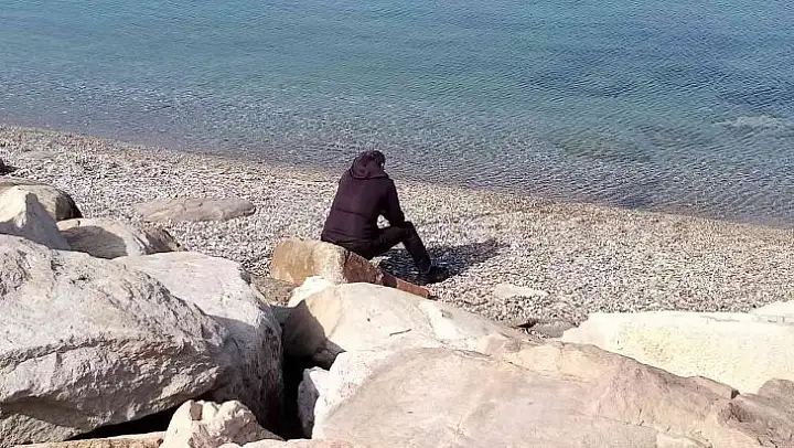 Deniz çekilmesi Bandırma'da devam ediyor