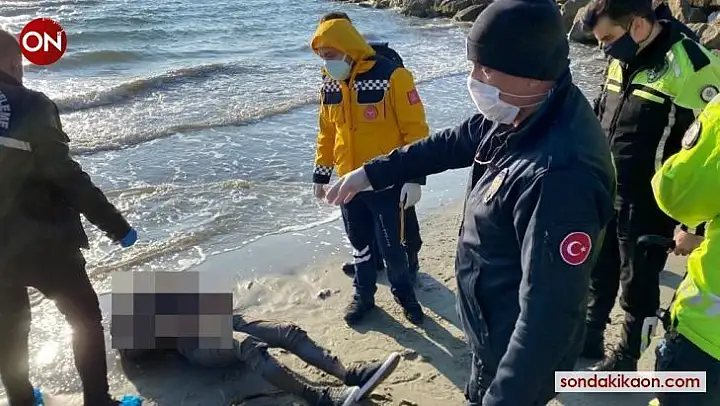 Denize düşen gemicinin cansız bedeni karaya vurdu