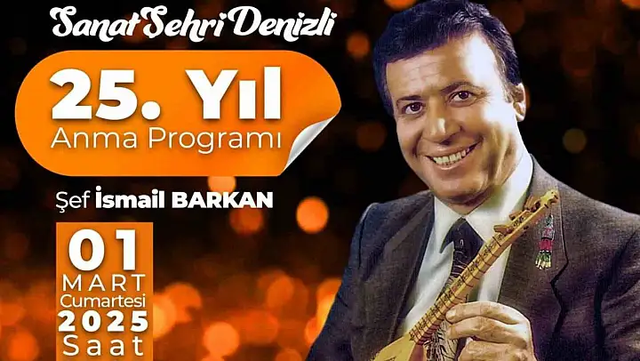 Denizli Büyükşehirden halk müziğinin unutulmaz ismi Özay Gönlüm'e vefa gecesi