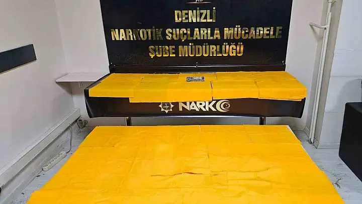 Denizli'de kamyonette 22 milyonluk uyuşturucuya 1 tutuklama