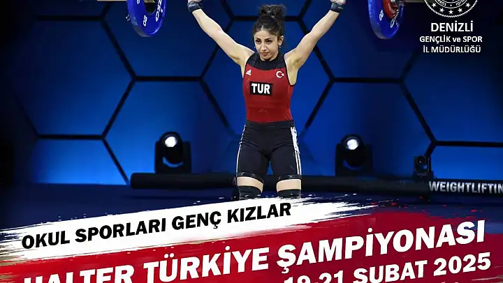 Denizli'de Türkiye halter şampiyonası için hazırlıklar başladı