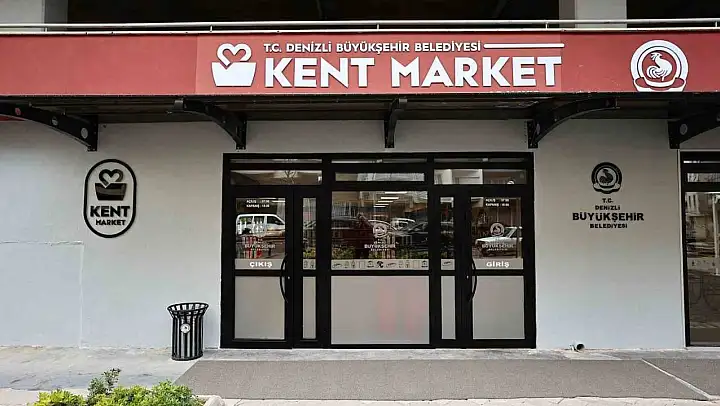 Denizli'de uygun alışverişin yeni adresi Büyükşehir Kent Market açılıyor