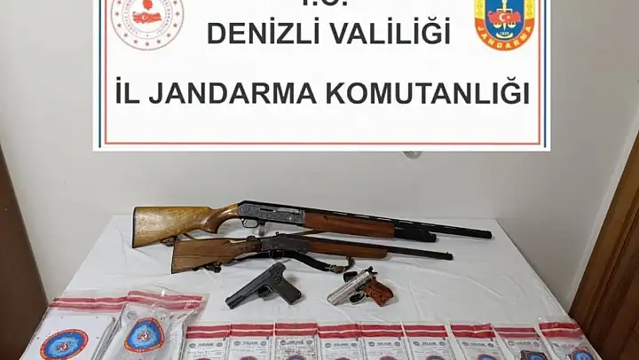 Denizli'nin 4 ilçesinde düzenlenen uyuşturucu operasyonunda 22 kişi gözaltına alındı