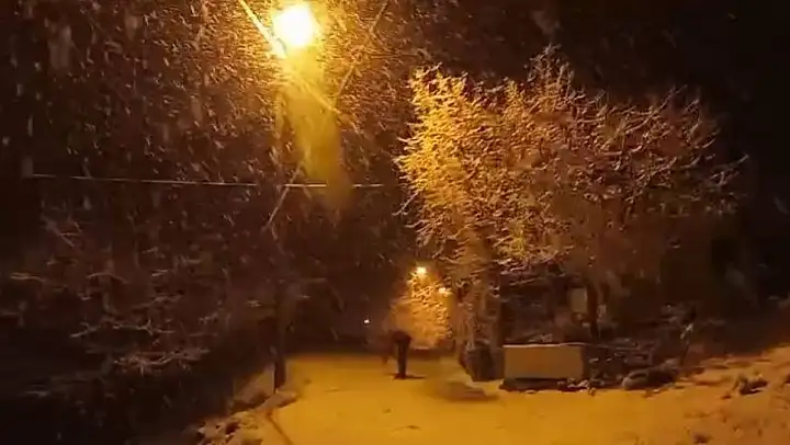 Denizli'nin yüksek kesimlerinde kar yağışı başladı